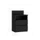  TopEshop MALWA Kommode 40 x 32 x 59 cm mattschwarz
