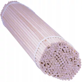    WatoLove Zuckerwattegerät, Zuckerwattestäbchen, Buche, rund, 40 cm, beige/braun, 1 W