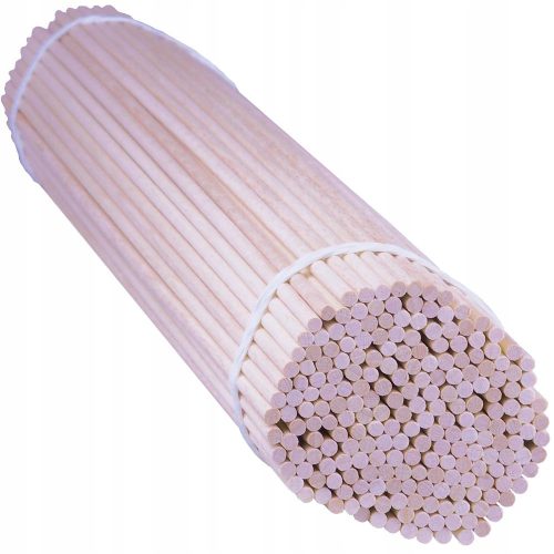  WatoLove Zuckerwattegerät, Zuckerwattestäbchen, Buche, rund, 40 cm, beige/braun, 1 W
