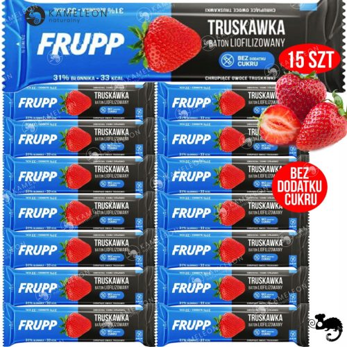 CELIKOFRUPP Gefriergetrockneter Erdbeerriegel – 10g x 15 Stück
