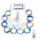  LED-Lichtvorhang 3x3m 300 LED-Eiszapfen USB + FERNBEDIENUNG