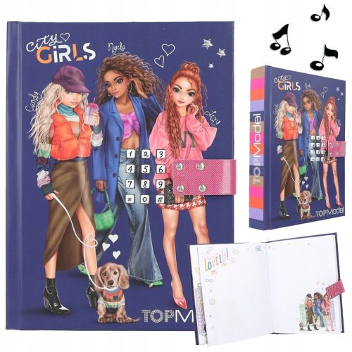  TOP MODEL 12711 MÄDCHENTAGEBUCH MIT CODE MIT TON