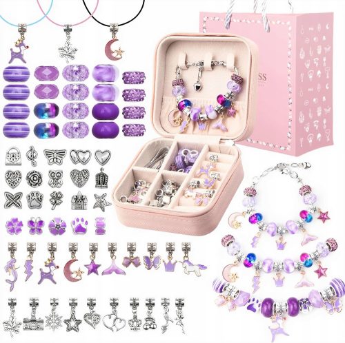  Charm-Perlen zur Herstellung von Halsketten und Armbändern