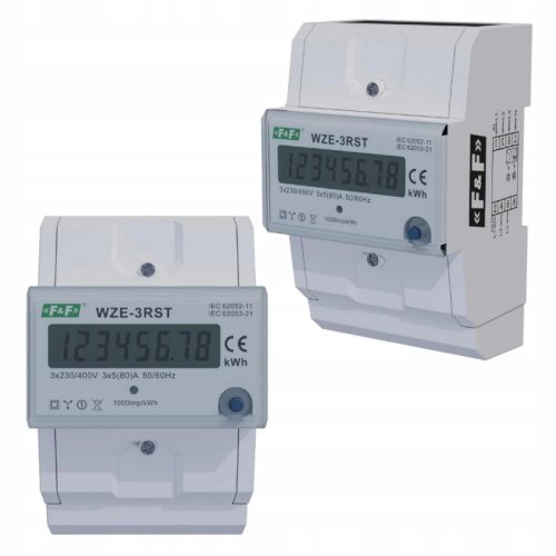 F&F-Zähler 230 V IP20 80 A