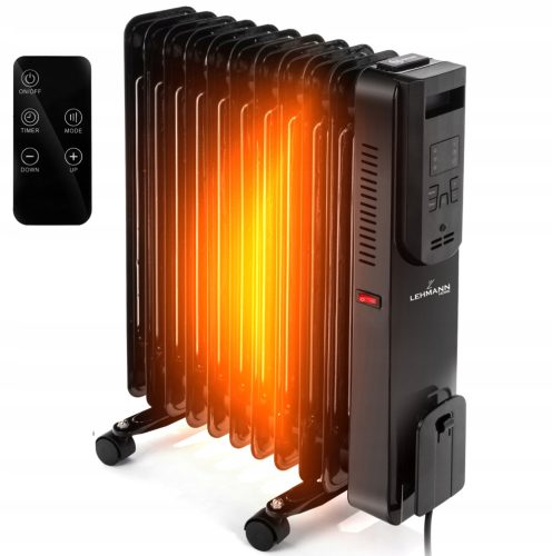 Ölradiator 2500 W schwarz + KT-24 ANLEITUNG ZUR BEDIENUNG VON LEHMANN-GERÄTEN