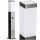 Quadratischer SuperLED E27-Lichtmast, 65 cm, silber