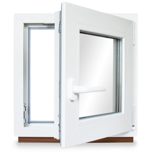 PVC-Fenster 70 x 70 / 700 x 700 Ru Weiß