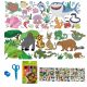 Bodenmalbücher für Kinder 3er-Set x300 cm + Buntstifte + Schere