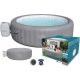 Whirlpool, Garten-Whirlpool Bestway aufblasbarer runder Pool mit Hydromassage, 1350 l