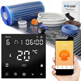  Heizfolie 140W/m² WiFi-Thermostat Set 1m²