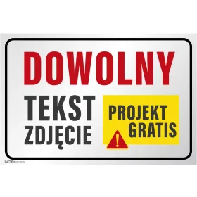 Tafel mit beliebigem Text und Foto 20x30cm