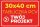 Schild 30x40, beliebiger Druck, Text, PVC-Design
