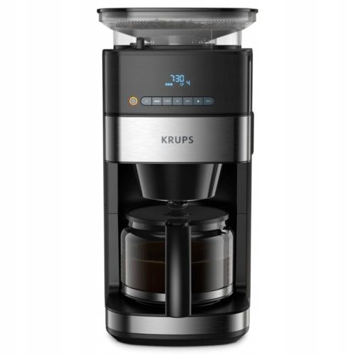  Krups Filterkaffeemaschine mit eingebautem Mahlwerk KM832810 1,25 l, schwarz