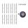 Set mit 8 Stk. Säulenfuß H 120 mm zzgl