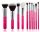  JESSUP T196 SET MIT 10 MAKE-UP-BÜRSTEN