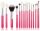  Jessup Make-up-Pinselset mit synthetischen Borsten