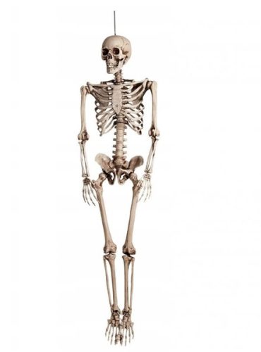  GROSSE HALLOWEEN-SKELETOR-HÄNGEDEKORATION 165 CM