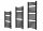 Pro-Term Wasserbadheizkörper 433 W 440 x 1150 mm schwarz