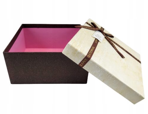  DEKORATIVE GESCHENKBOX GRÖSSE L, 2 DESIGNS