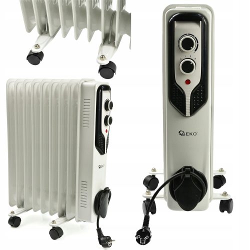 Geko 2000 W weißer Ölradiator