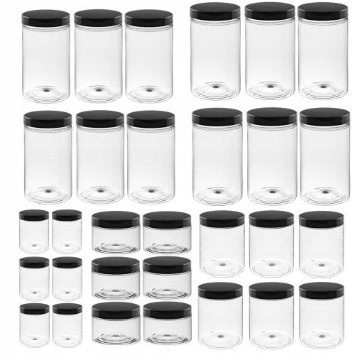 Lebensmittelbehälter GROSSES SET LEBENSMITTELGLAS 1,5 1,25 1 0,5 0,3l