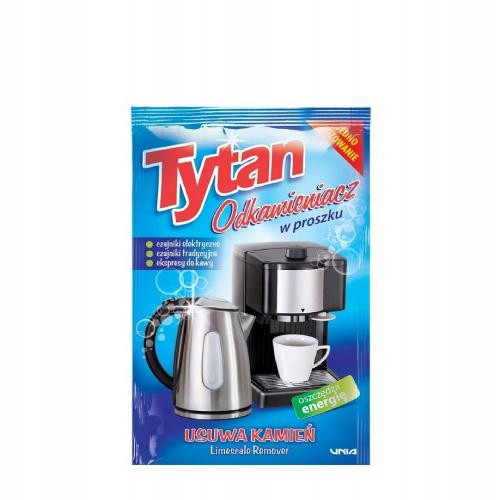  TYTAN 10x Universal-Entkalker für Wasserkocher, Pulverkaffeemaschinen, Sachet