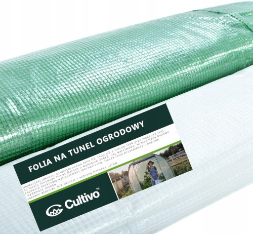Folientunnel, Kunststoffplatten Focus Garden Gartenfolie 2 x 3 x 2 m weiß