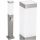  Quadratischer SuperLED E27-Lichtmast, 65 cm, silber