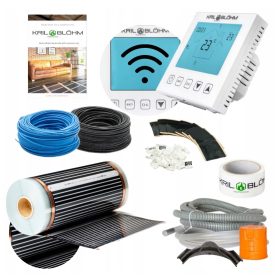  HEIZFOLIEN-SET 8m2 140W/m2+Groen T-2 WiFi