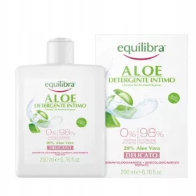  Equilibra, zartes Intimhygienegel, Aloe, 200 ml