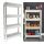 Mobiler Schrank, Küchen-Badezimmerregal, weiß 5
