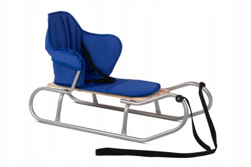  Traditioneller Metallschlitten JEE Classic + Rückenlehne + Matratze