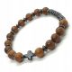 HERREN-ROSENKRANZ-Armband Wengeholz