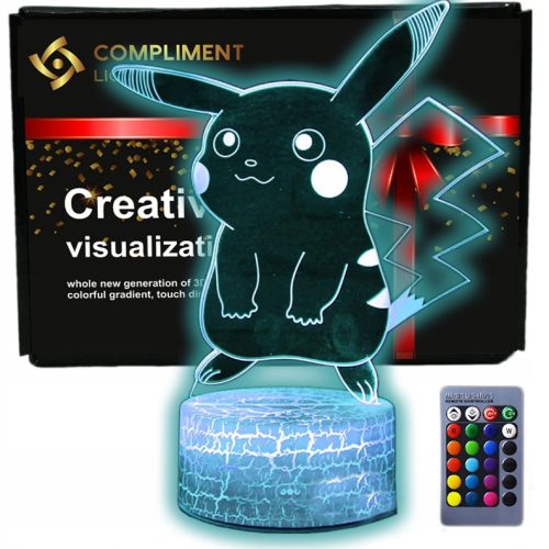  Pokemon Pikachu 3D LED USB Nachtlampe