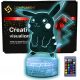  Pokemon Pikachu 3D LED USB Nachtlampe