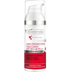    Bielenda Professional High Protection UV-Schutz-Gesichtscreme 50 SPF Tag und Nacht 50 ml