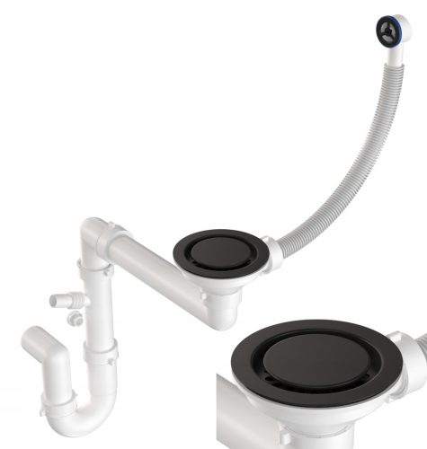 EINZELBASTER-MANUELLER SCHWARZER WAND-SIPHON-SIPHON, 1-BASTER