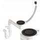 EINZELBASTER-MANUELLER SCHWARZER WAND-SIPHON-SIPHON, 1-BASTER