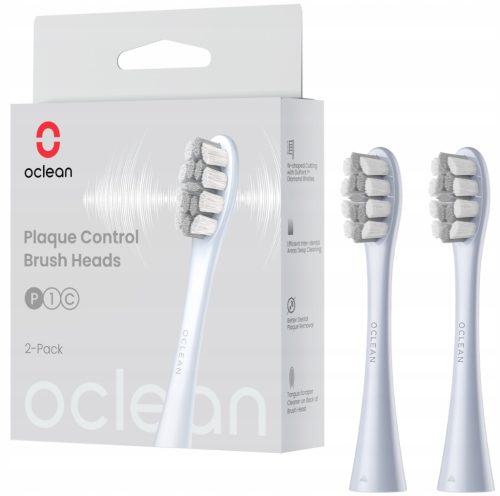  OCLEAN Bürstenköpfe, 2 Stück, silber P1C9