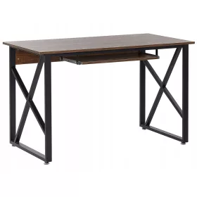  Beliani Schreibtisch 236862 120 x 60 x 74 cm schwarz