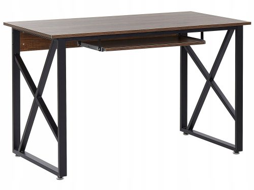 Beliani Schreibtisch 236862 120 x 60 x 74 cm schwarz