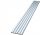 Lamellen auf grauem Edelfilz 275cm x 27cm - Bianco 638