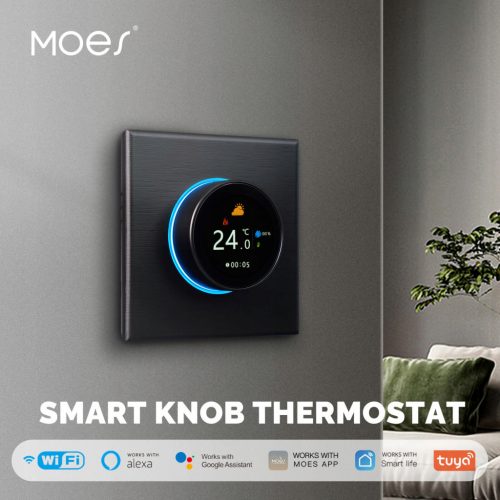  Smart-Thermostat WIFI-Knopf Gas-Wasserkocher 3A schwarz GC