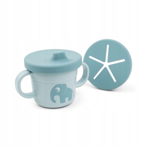  Done by Deer Becher mit Ausgießer und Deckel, Unrash Blue