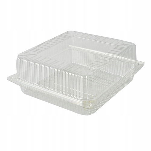Einweggeschirr Containerbox, Kuchenverpackung, 50 Stk. 2L Hochzeitskommunion