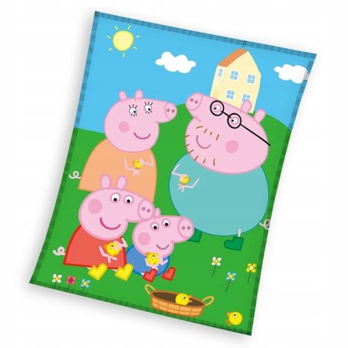  Carbotex Decke 150 x 200 cm, mehrfarbig, Peppa Pig, für Kinder