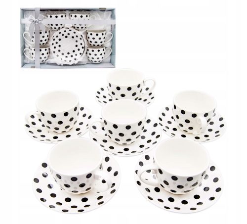 Tasse und Untertasse für Kaffee und Tee Filiżanka Bella Fiore 240 ml