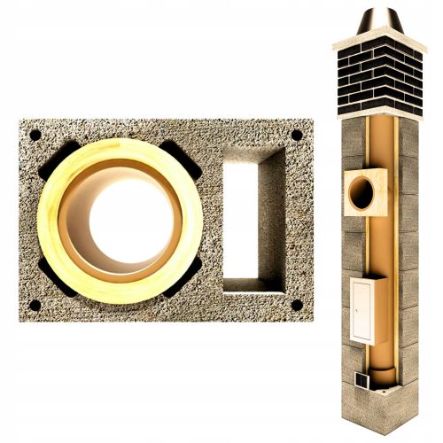 Gralko Universal-Schornsteinsystem-Set 8 m 13 Elemente