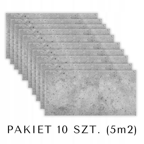 Wandpaneel imitiert Beton Dekorwall 107XL 100x50 cm grau