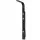Corsan SNAKE Duschpaneel mit Hydromassage, schwarzer Mischer